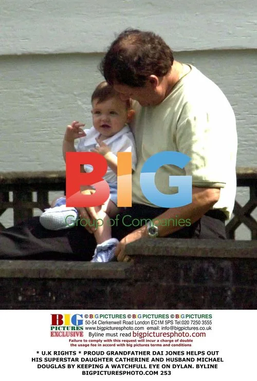 Grandfather Dai Jones helps with Dylan