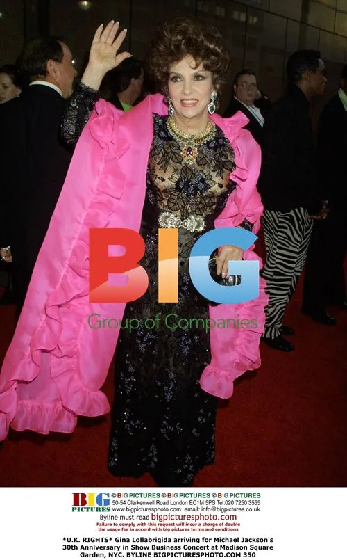 Gina Lollabrigida at Michael Jackson's 30th Anniversary Concert