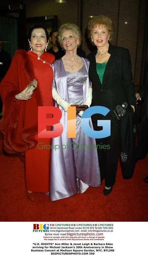 Ann Miller, Janet Leigh & Barbara Eden at Michael Jackson Concert