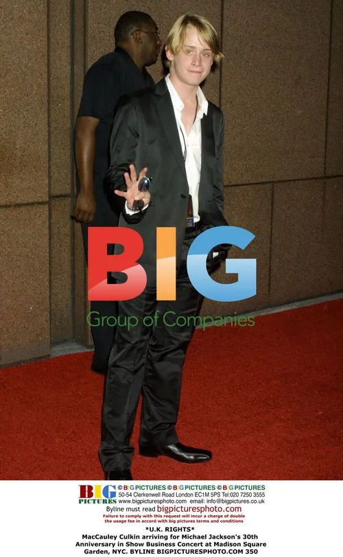 MacCauley Culkin at Michael Jackson's 30th Anniversary Concert