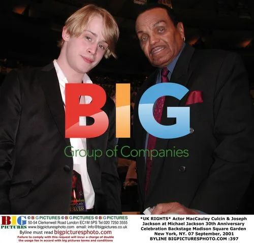 MacCauley Culcin & Joseph Jackson at Michael Jackson 30th Anniversary