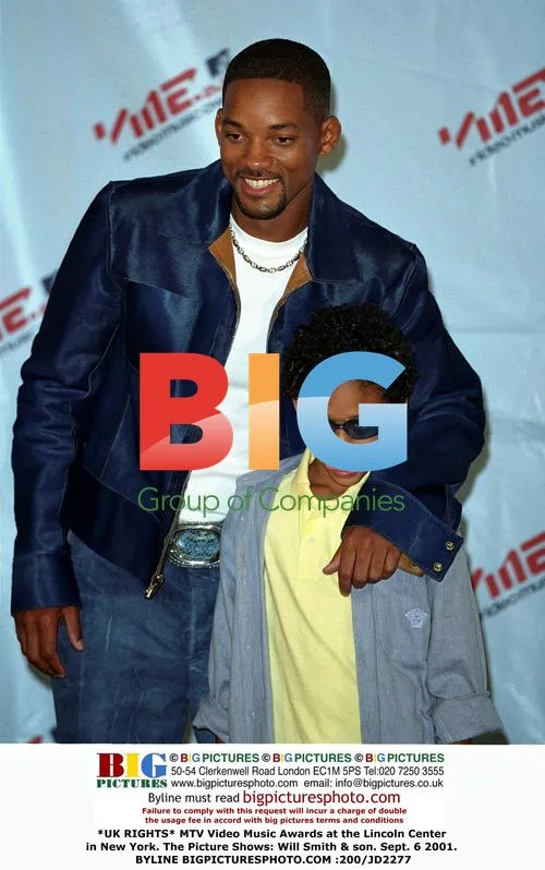Will Smith & son at 2001 MTV VMAs