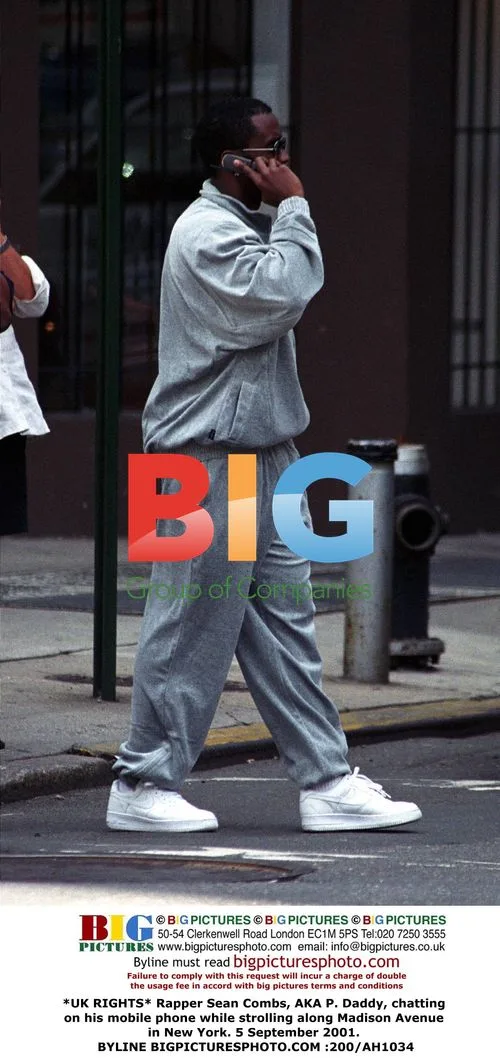 P. Daddy strolling on Madison Avenue