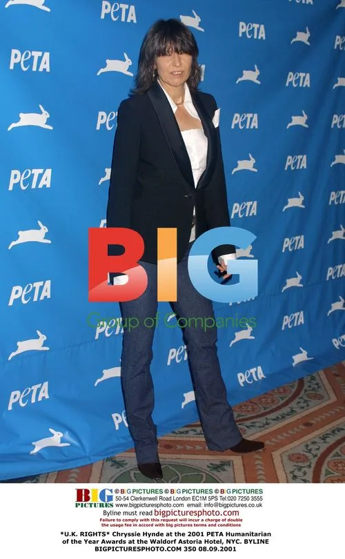 Chryssie Hynde at PETA Humanitarian Awards