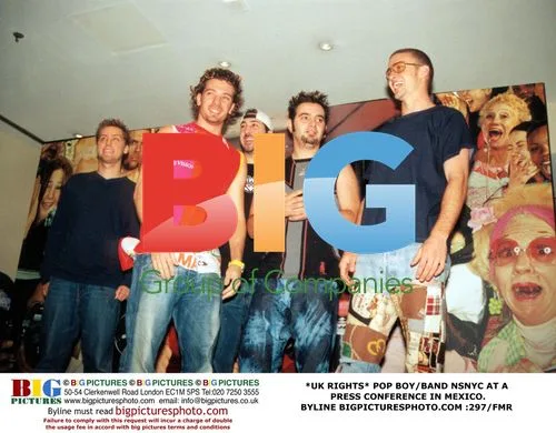 POP BOY/BAND NSNYC at Press Conference in Mexico