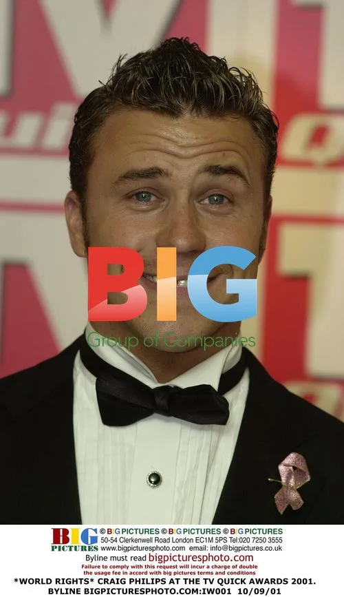 Craig Philips at TV Quick Awards 2001
