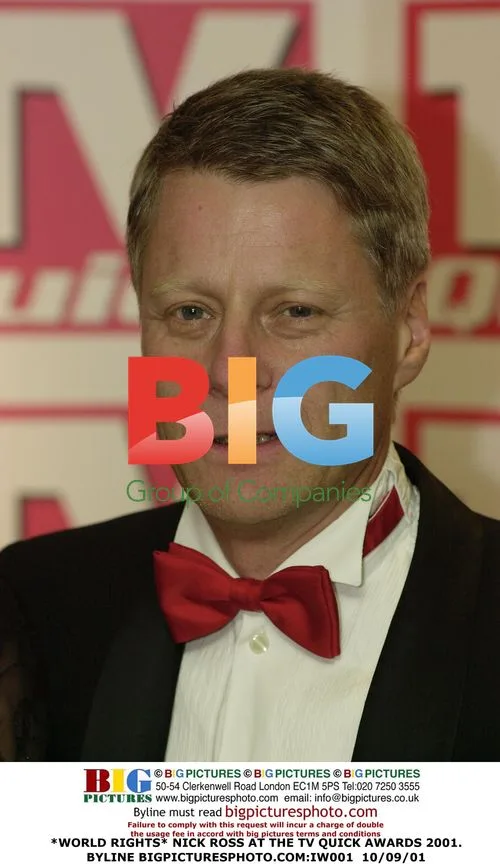 Nick Ross at TV Quick Awards 2001