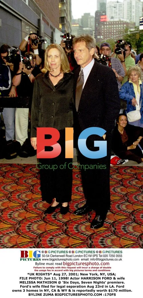 Harrison Ford & Wife Melissa Mathison
