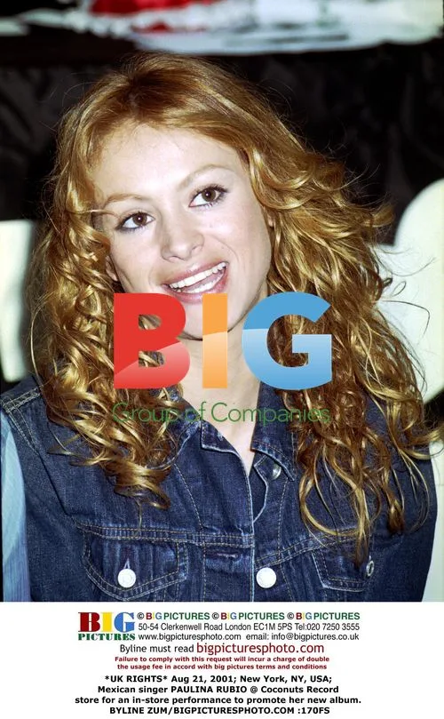 Paulina Rubio Promotes New Album at Record Store