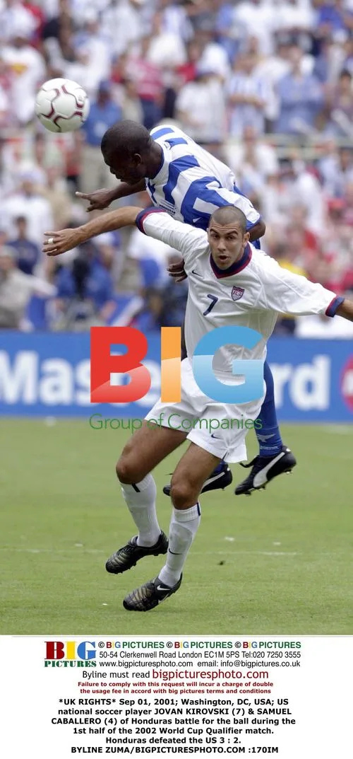 US vs Honduras 2002 World Cup Qualifier