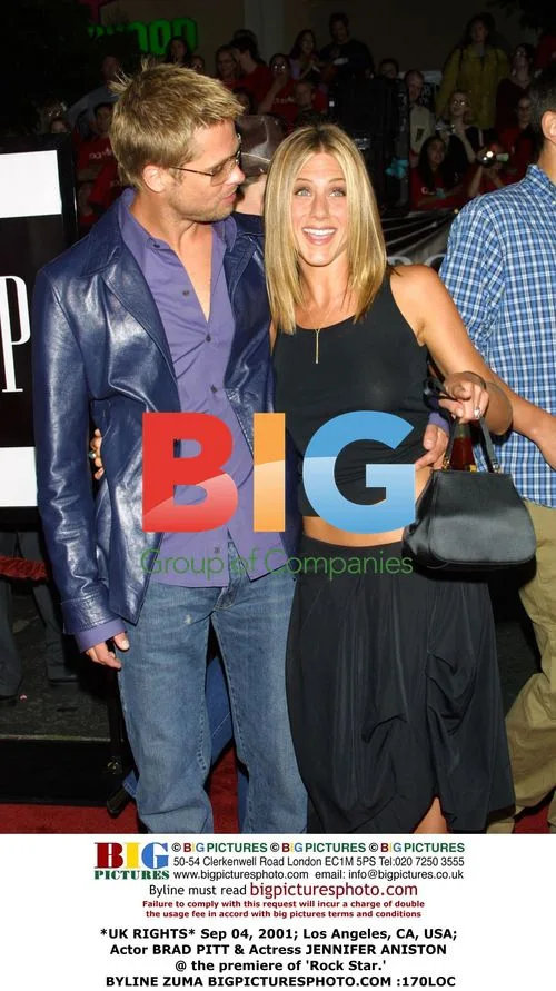Brad Pitt & Jennifer Aniston at 'Rock Star' Premiere