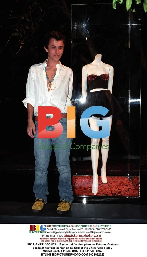 Estaban Cortazar at First Fashion Show