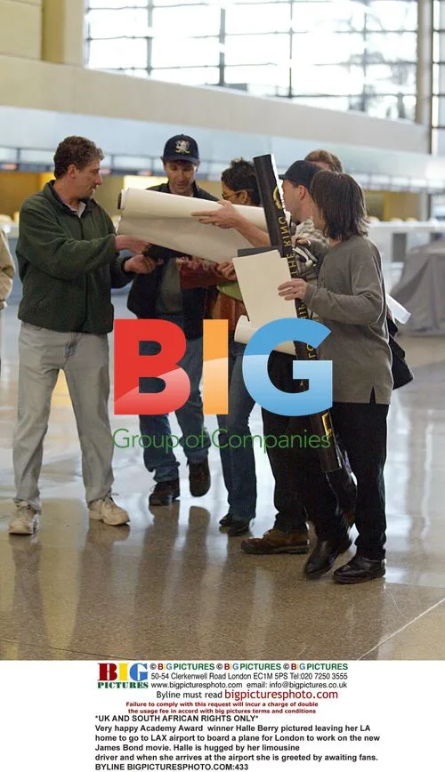 Halle Berry Leaves for London