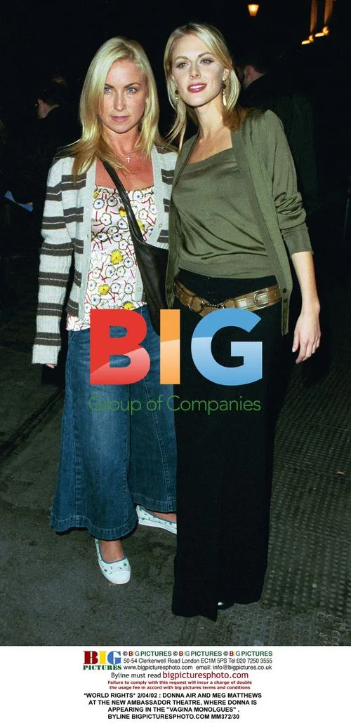 Donna Air and Meg Matthews at The Vagina Monologues