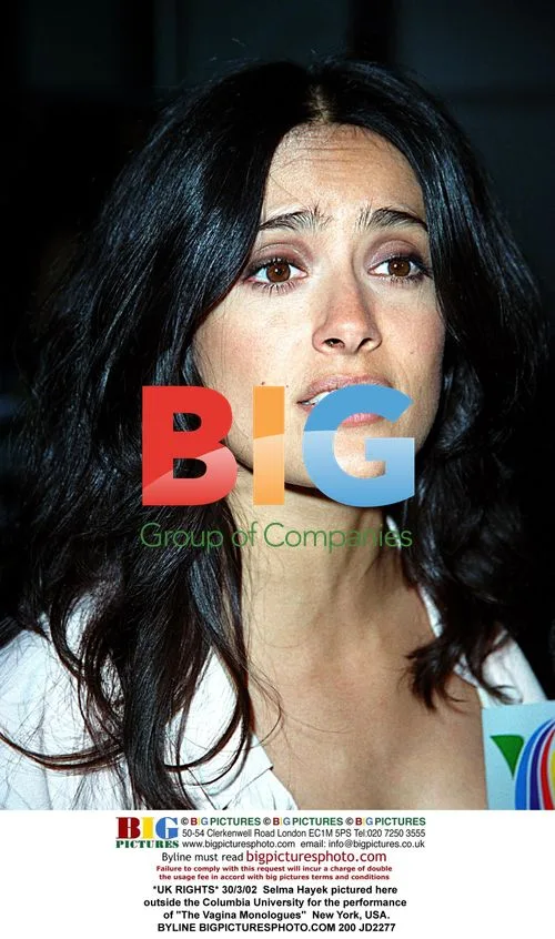 Selma Hayek Attends 'The Vagina Monologues' in NYC