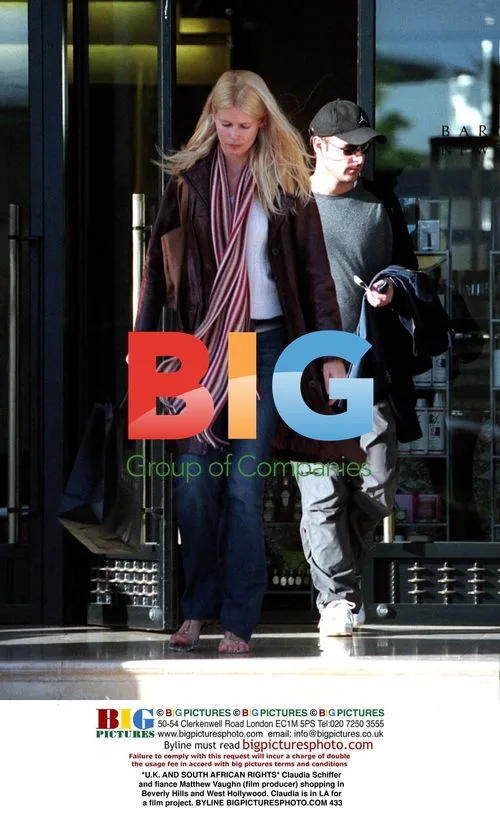 Claudia Schiffer and Matthew Vaughn shopping in LA