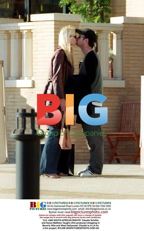 Claudia Schiffer and Matthew Vaughn Shopping in Beverly Hills