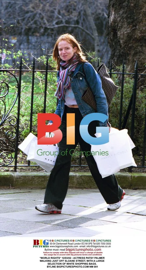 Patsy Palmer Carries Shopping Bags