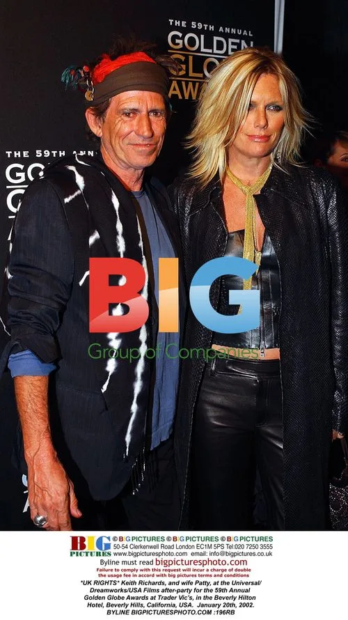 Keith Richards at Golden Globes Party