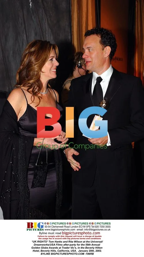 Tom Hanks and Rita Wilson at Golden Globes after-party