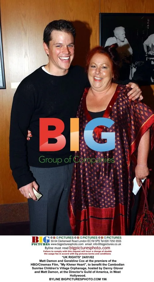 Matt Damon and Geraldine Cox at 'My Khmer Heart' Premiere