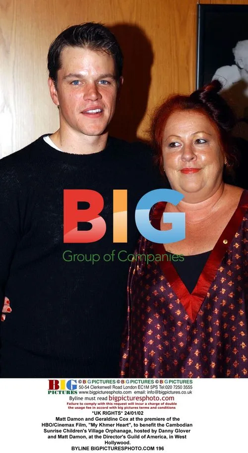 Matt Damon and Geraldine Cox at 'My Khmer Heart' premiere
