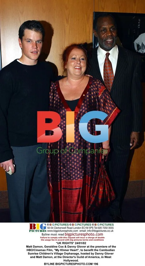 Matt Damon, Geraldine Cox & Danny Glover at Premiere