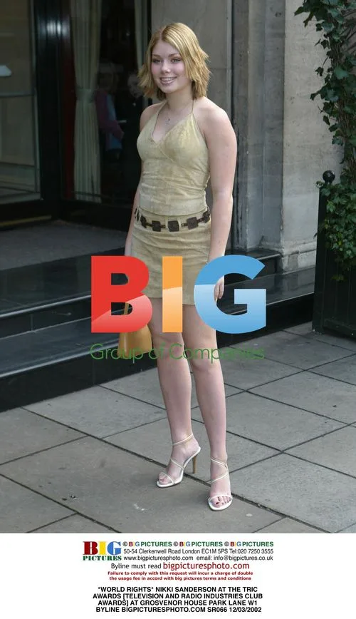 Nikki Sanderson at TRIC Awards 2002