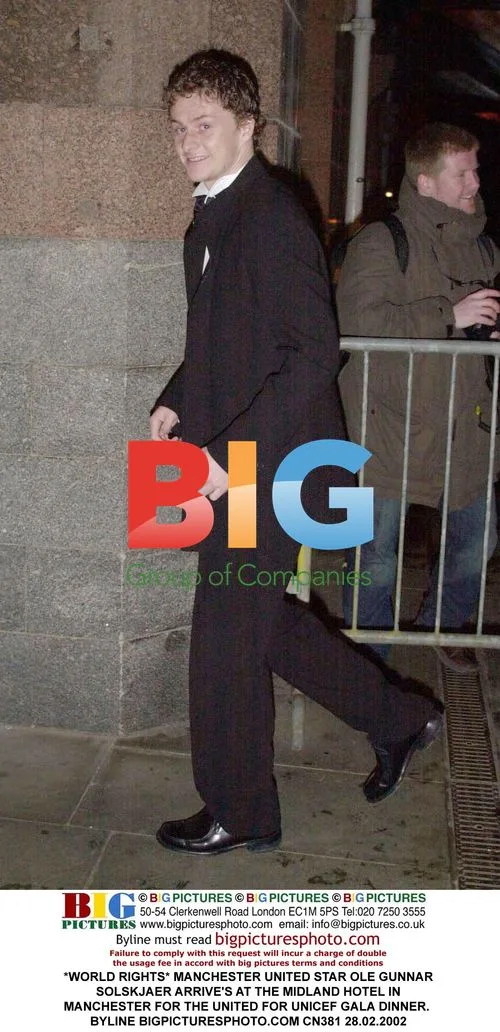 Ole Gunnar Solskjaer Arrives for UNICEF Gala Dinner