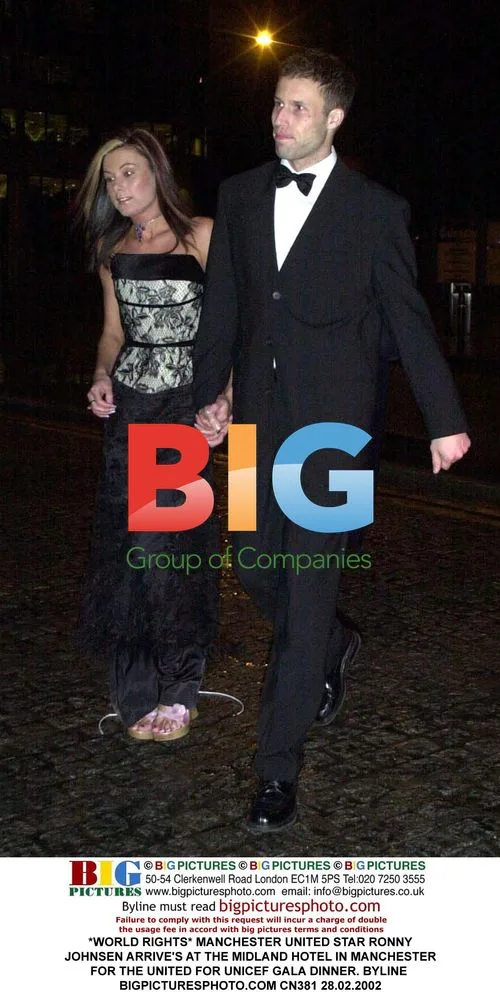 Ronny Johnsen arrives for United for UNICEF Gala