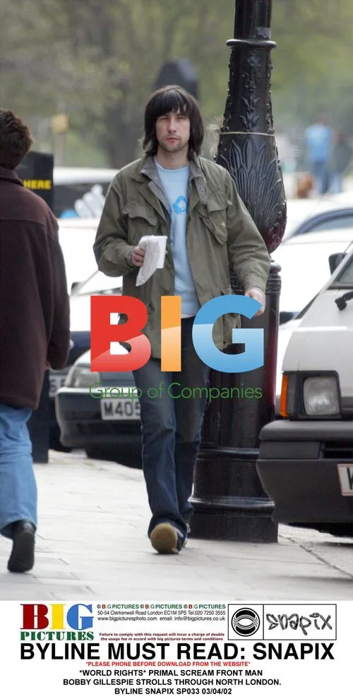 Bobby Gillespie Strolls in North London