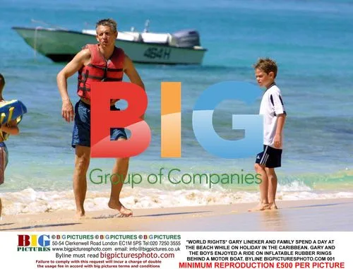 Gary Lineker and family on Caribbean holiday