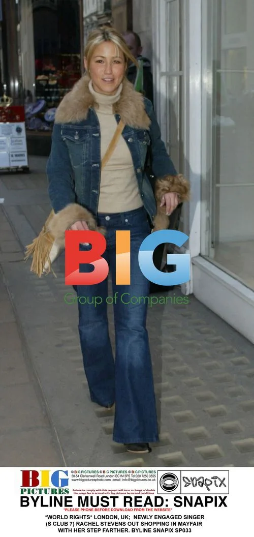 S Club 7's Rachel Stevens Engaged, Shopping in Mayfair