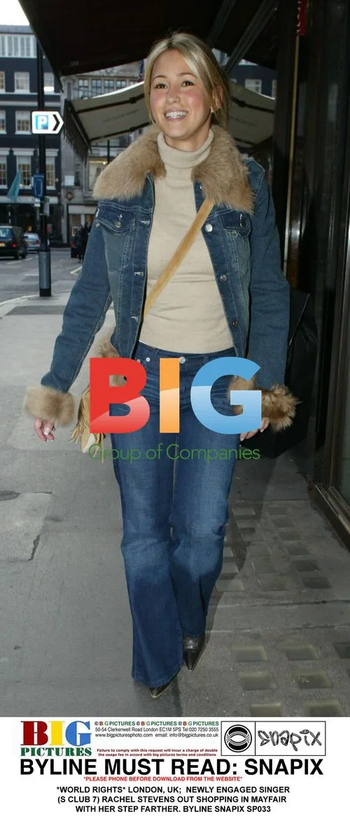 Rachel Stevens Shopping in Mayfair with Step Farther
