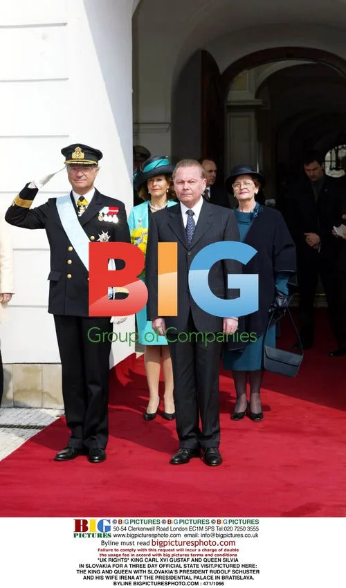 King Carl XVI Gustaf & Queen Silvia in Slovakia