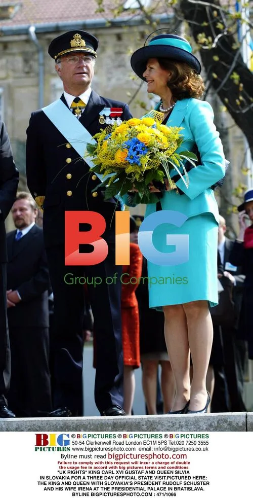 King Carl XVI Gustaf and Queen Silvia in Slovakia
