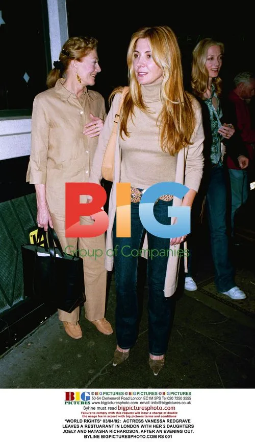 Vanessa Redgrave with daughters in London