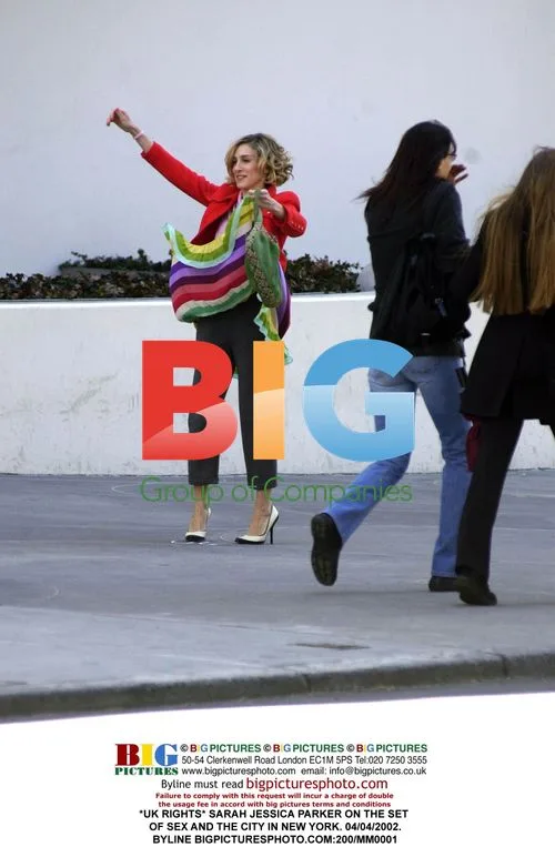 Sarah Jessica Parker on 'Sex and the City' set