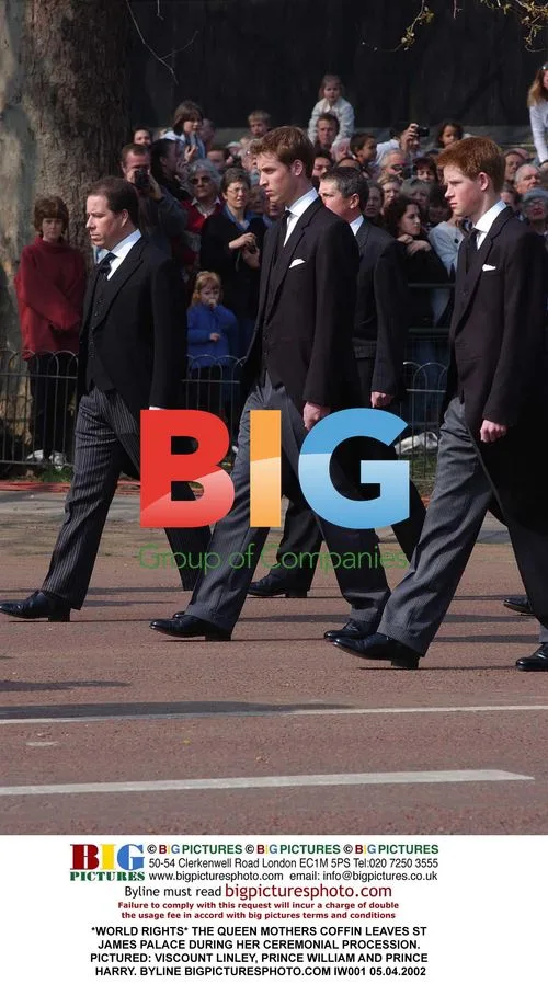 Queen Mother's Coffin Leaves St James Palace