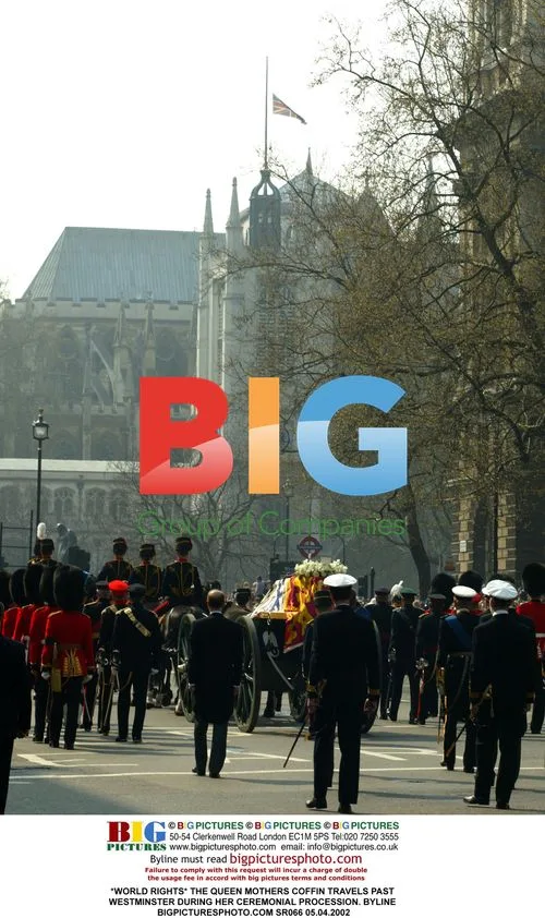 The Queen Mother's Coffin Procession