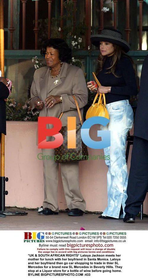 Latoya Jackson's lunch and car shopping