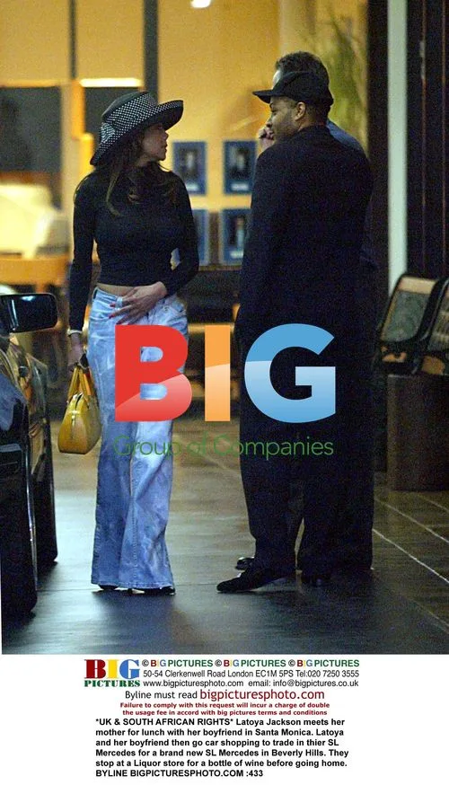 Latoya Jackson car shopping with boyfriend