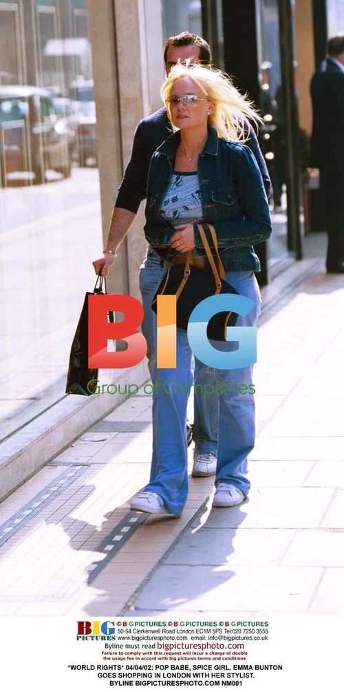 Emma Bunton Goes Shopping in London