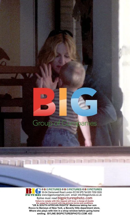 Madonna and son Rocco at Barneys in Beverly Hills