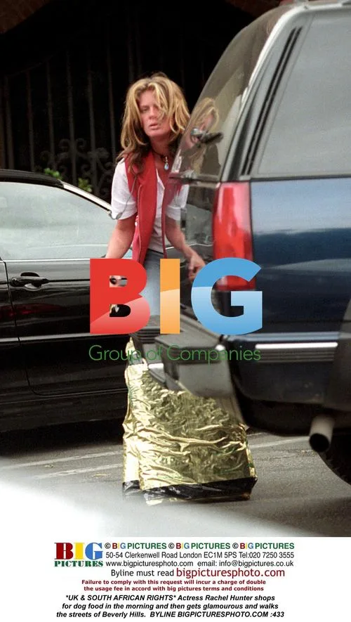 Rachel Hunter shops and gets glam in Beverly Hills