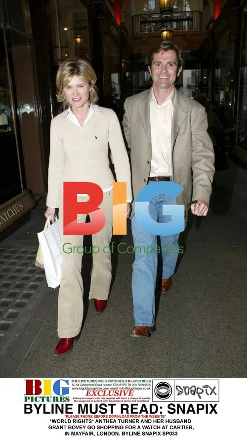 Anthea Turner and Husband Shopping at Cartier