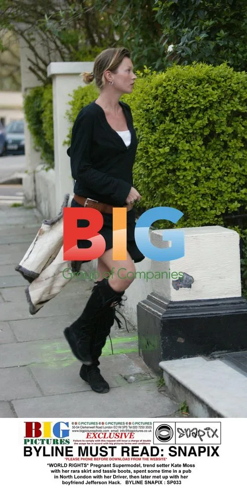 Kate Moss out and about in North London