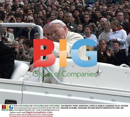 Pope John Paul II at Public Audience in Rome
