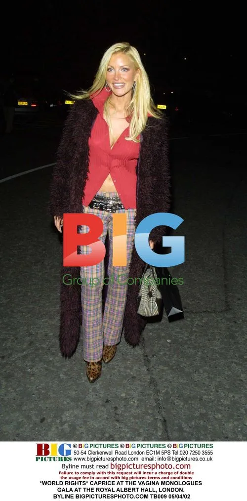 Caprice at Vagina Monologues Gala