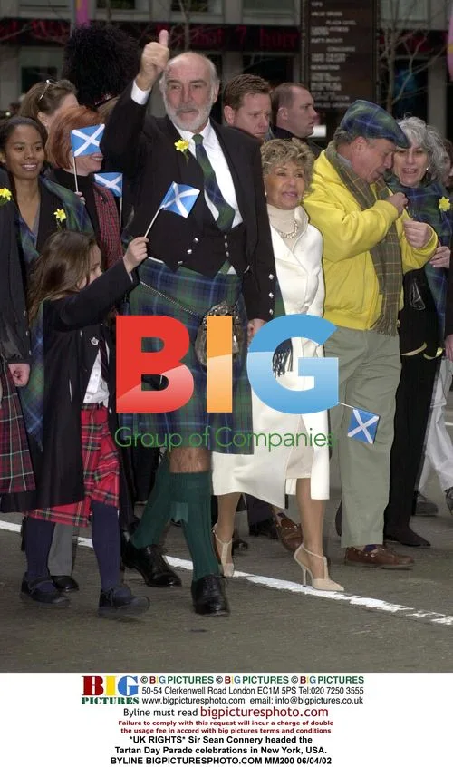Sir Sean Connery at Tartan Day Parade